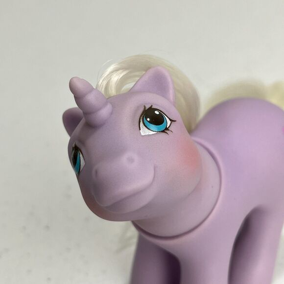 VTG My Little Pony G1 Peek A Boo Baby Noddins Unicorn Purple Bunny Hasbro 1987 - Picture 15 of 16